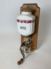 Antike Leinbrock Wandkaffeemühle – voll funktionsfähig - Glasbehälter