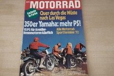 1) Motorrad 05/1972 - Kreidler van Veen mit 15PS  - Honda CB 50 mit 6PS in eine