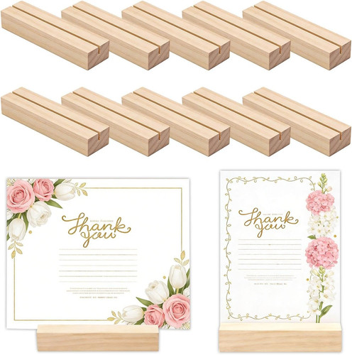 Holz kartenhalter set - set, 10