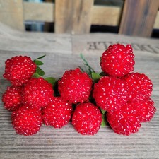 12 x Himbeeren Dekofrüchte