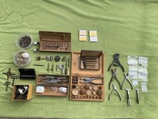 Konvolut Altes Uhrmacherwerkzeug Ersatzteile Uhren Uhrmacher