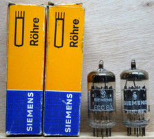 2X: SIEMENS ECC83 | SEHR GUT ✅ NOS NIB | Tubes Röhren Valves ( 12AX7 )