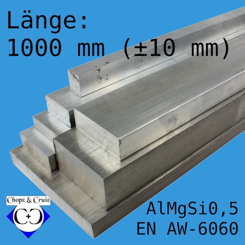 Alu aluminium flachstange - alu,