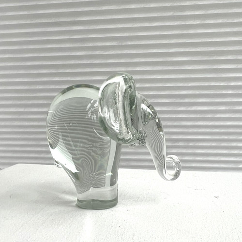 Glas elefant figur ngwenya - glas,