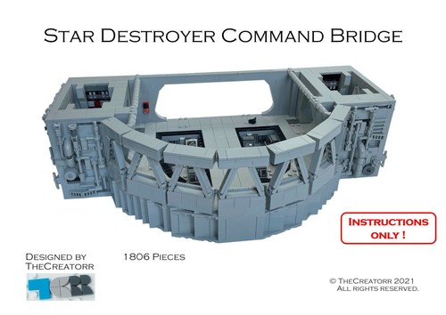 Lego star destroyer - star, command