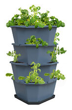 Gusta Garden 100341 Paul Potato Kartoffelturm Starter Set blau (4 Etagen) (Karto
