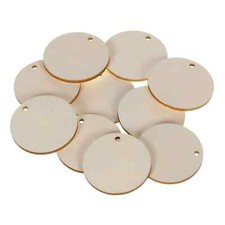 Holz Kreise Loch Scheiben mit 1 Loch - 1-60cm Streudeko Basteln Deko Tischdeko