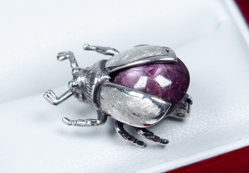 925 silber vintage brosche - 925,