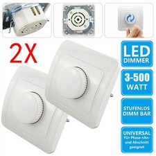 2X LED Dimmer Drehdimmer