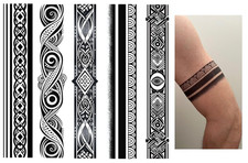 Blätter temporäre armband - 5,