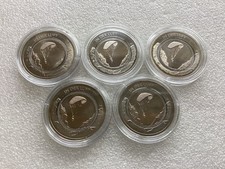 5 x 10 Euro Münze „In der Luft“ 2019, ADFGJ