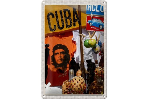 Blechschild reise 20x30cm cuba - blechschild,