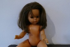 Puppe 80 er Jahre braune Haare