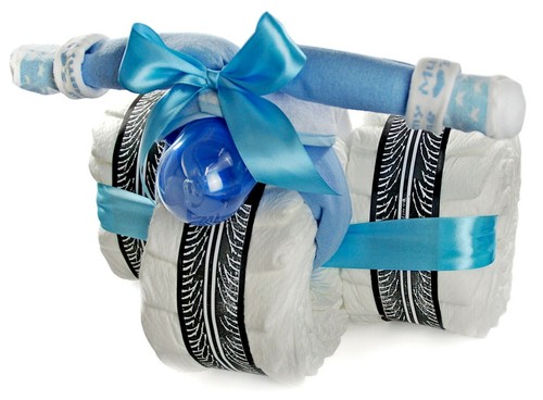 Windeldreirad blau für baby - blau,