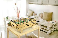 Multigame Mini Spieltisch aus Holz : Tischfußball, Billard, Hockey, Tischtennis
