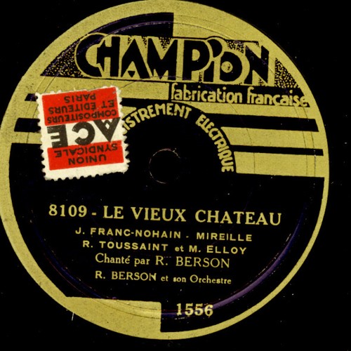 Berson orchestra les vieux - r.berson,