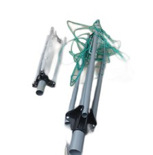 Relaxdays Wäschespinne Wäscheleine Garten Balkon klappbar 15 Meter Standfuß Camp