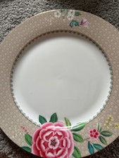 Pip Studio Platzteller Romantisch Weiß Porzellan Blumenmuster 27cm