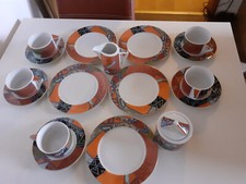 exclusiv Schumann Designer Geschirr Kaffeeservice Konvolut 17-tlg 5 Pers. rar?
