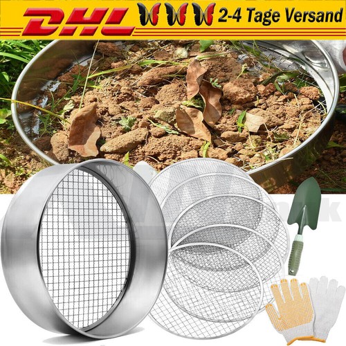 Gartensieb rund 30cm mit - , 5