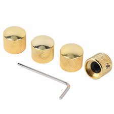 4Pcs Gold Metal Bronze Dome