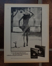 John Player Special JPS Zigaretten Werbung bzw Reklame