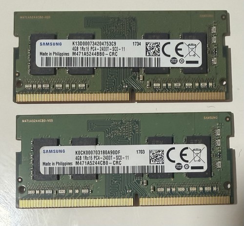 Samsung 8gb kit - 2x4gb, ddr4
