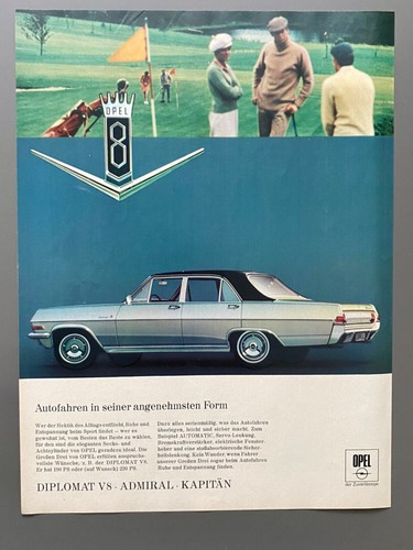 1968 opel diplomat admiral - v8,