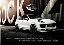 TechArt Porsche Cayenne tuning car _2016 Prospekt / Brochure  