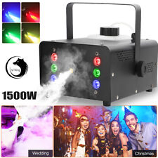 1500W Nebelmaschine RGB 6LED DMX DJ Bühnenbeleuchtung Halloween Party Disco Show