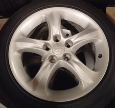 Mitsubishi Alufelgen GRANDIS  7x17 Zoll ET 46 Nabe 67 LK 5x114,3  guter Zustand