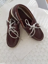 Bootsschuhe Tribord Gr. 37 Leder braun top Sneaker  wie Marinepool