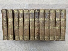 Friedrich Schiller, Werke, 12 Bände, Halbleder, Cotta Verlag Tübingen 1838 