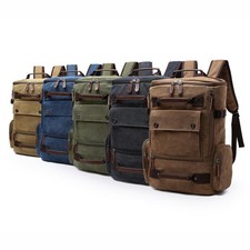 Men Women Canvas Backpack