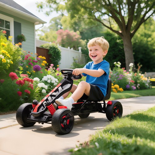 Gokart mit pedalen tretauto - mit, pedalen,