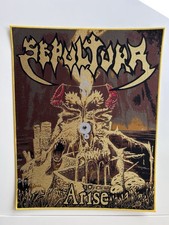 SEPULTURA BACKPATCH RÜCKENAUFNÄHER VOIVOD KREATOR SODOM SACRED REICH DEATH ANGEL