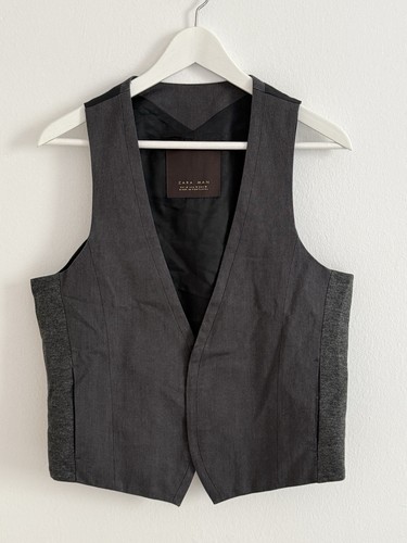 Zara man weste - grau, fit
