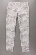 ✨ Cambio Hose für Damen Gr. 40, M camouflage grau aus Baumwolle ✨