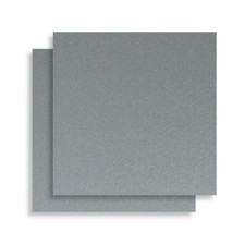 2stk ABS PMMA Kunststoffplatte Plastikplatte 300x300x2mm Silber UV-beständig