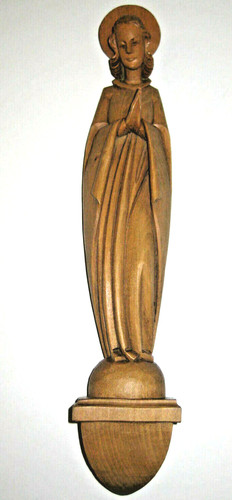 Holzfigur geschnitzt maria - ,