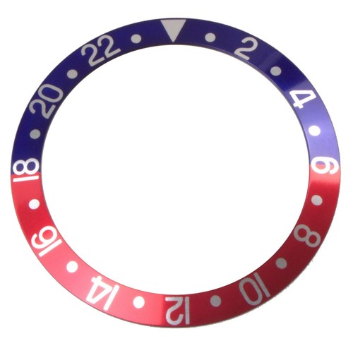 Lünetten inlay blau rot - lünetten-inlay, blau/rot