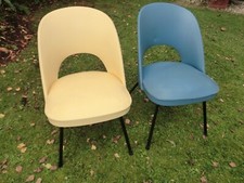 Retro stühle blau und 3x - 3x,