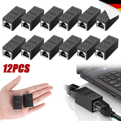 12pcs rj45 verbinder kupplung - 12pcs,