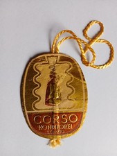 CORSO Konditorei Leipzig – uralter Werbe-Anhänger mit Logo – Café / Kaffee-Haus