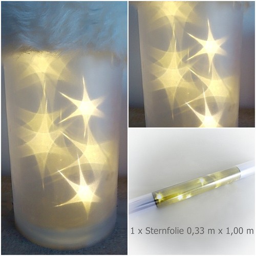 Hologramm sternenfolie - 3d,