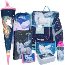 Pegasus Einhorn Unicorn Pferd Schulranzen Tornister Ranzen Set 8 mit Schultüte