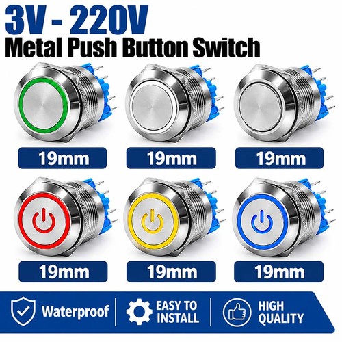 19mm metal druckschalter - 19mm,