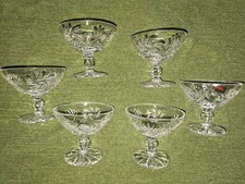 6 Likörschalen Kristall