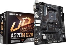Gigabyte A520M S2H - 1.0 - Motherboard - micro ATX - Socket AM4 - AMD A520 Chips