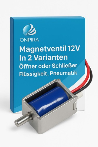 Mini 12v magnetventil - 12v,